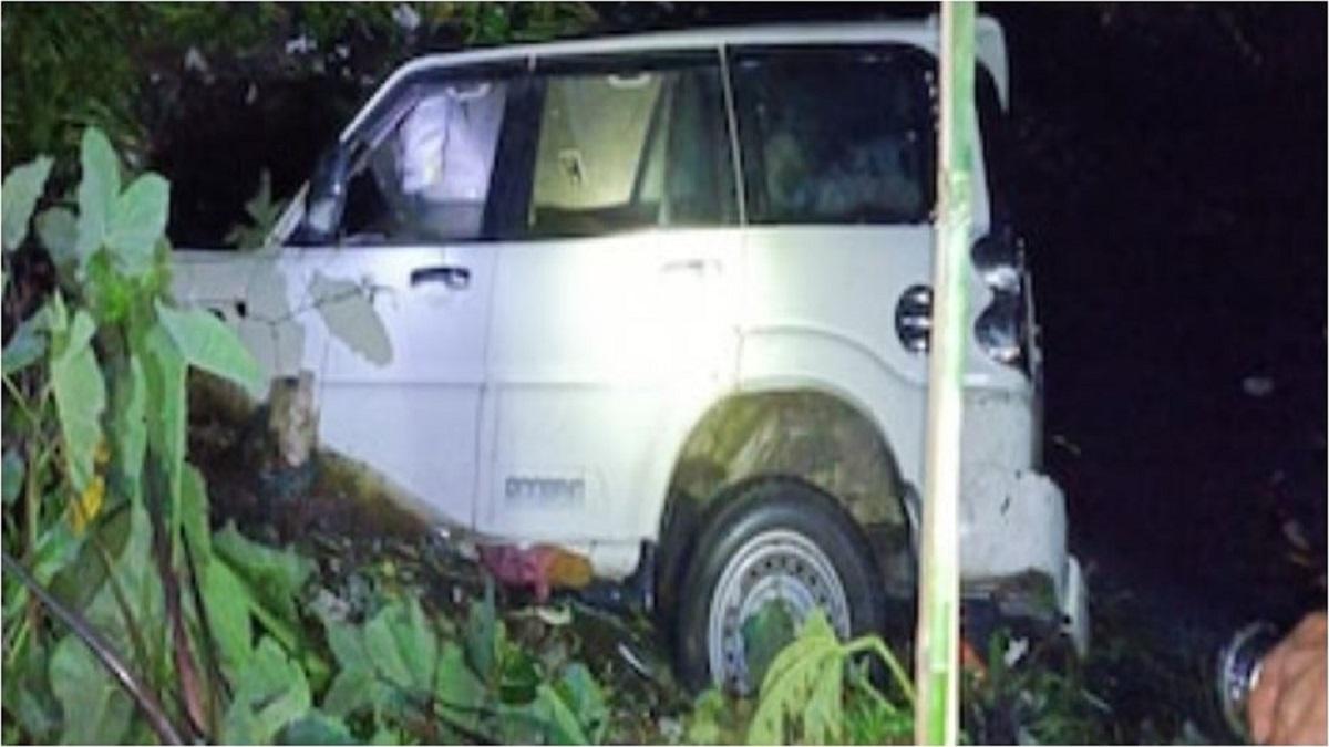 तालाब में गिरी स्कॉर्पियो,8 दर्दनाक मौतें 