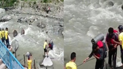 इश्क में बेवफाई से छुब्ध महिला कूदी नदी में,SDRF ने किया रेस्क्यू 