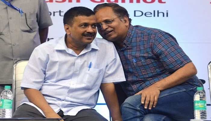 सीएम अरविंद केजरीवाल ने सत्येंद्र जैन को दी जन्मदिन की शुभकामनाएं 