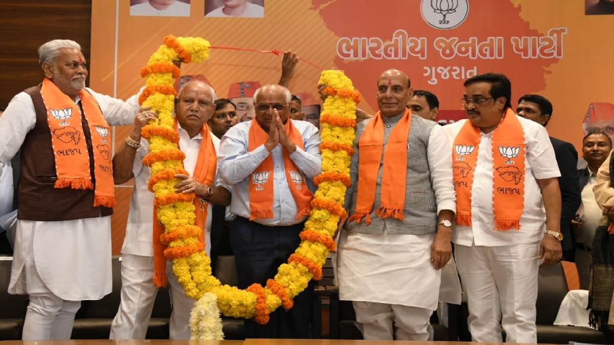 भूपेंद्र पटेल दूसरी बार लेने जा रहे CM पद की शपथ 