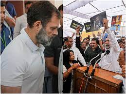 राहुल की सदस्यता रद्द होने के बाद पार्टी ने लिया बड़ा फ़ैसला