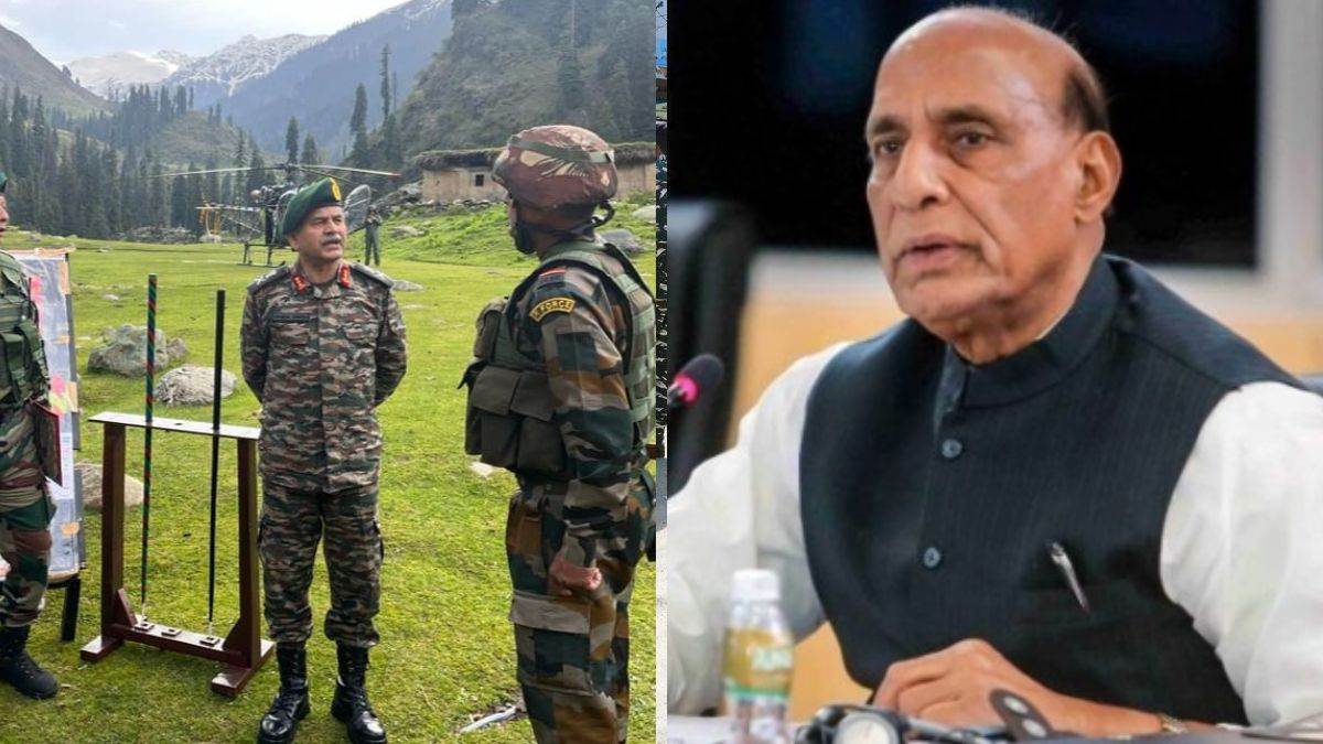 रक्षामंत्री राजनाथ सिंह राजोरी पहुंचे, स्थिति का लेंगे जायज़ा 